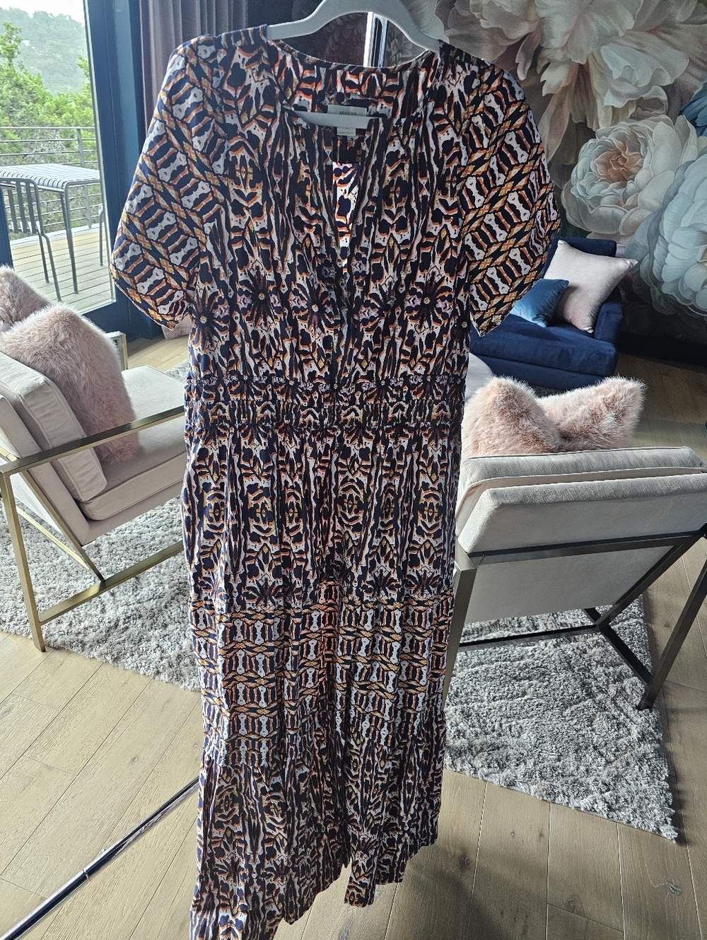 Anthropologie Maeve Somerset Maxi Dress